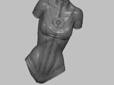 Bust file 3D print model