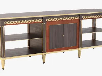 Classic Console Chester Drawer 3D model