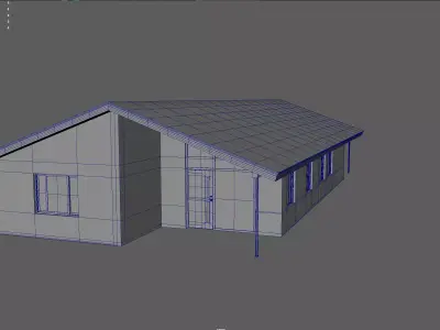 Modern house 3D model 26