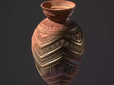 Ancient Egypt Antiquities Low-poly 3D model