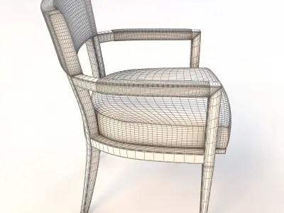 Gotham Pull Up Chair 82223 3D model