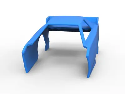 Shell of New Zealand Modified Stock car Version 2 Scale 1 to 25 3D print model