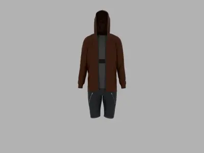 Sport Suit Low-poly 3D model 59