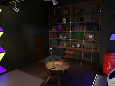 DREAM MAN CAVE - GAMING ROOM 3D model