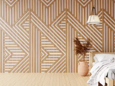 Wall wood seamless set2 V19 3D model
