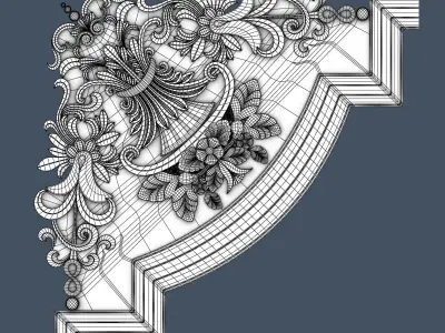 Molding Corner 3D model purchase