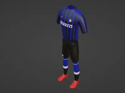 Inter Sportwear Low-poly 3D model