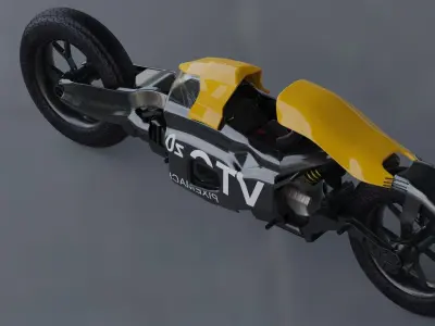motorbike vehicle pixemach auto series 3D model