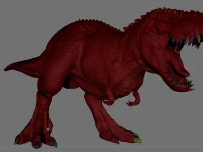 V Rex Sculpt Projects 3D model