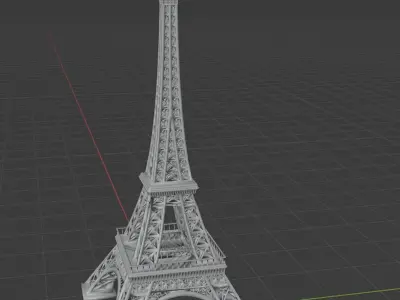 Eiffel Tower  3D model