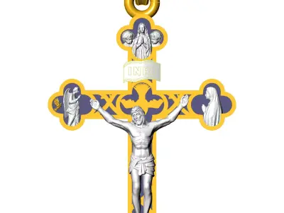 CROSS OF JESUUS CHRIST 3D print model