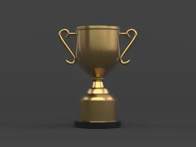 Trophy Cup Collection 3D model 5