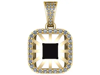 LUXURY RUSSIAN STYLE PENDANT 3D PRINTABLE MODEL 3D print model