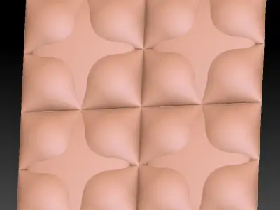 3D WALLPANEL 600MM x 600MM 3D model