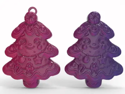 christmas tree decor  3D print model buy