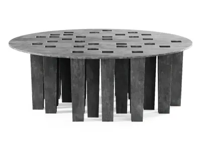 Oliver Gustav round coffee table 3D model