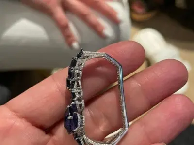 two finger Ring 3D print model