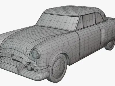 Historical car 3D model
