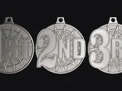 Award Medal 3D print model