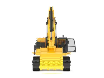 Crawler Excavator Generic 03 3D model