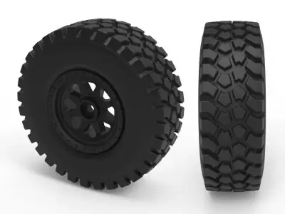 Rough Terrain Tire 3D print model