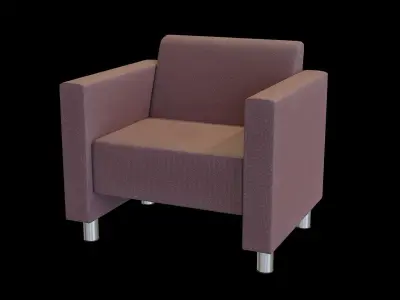 Granada Sofa 03 Low-poly 3D model