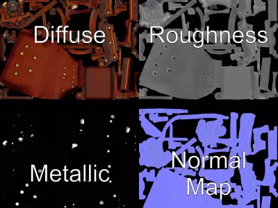 Ornate Vintage Cradle model pack Low-poly 3D model