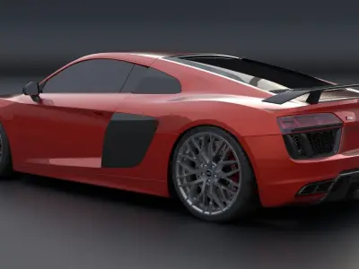 Audi R8 V10 Plus 3D model
