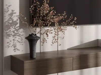 Bedroom Furniture Composition 26 3D model
