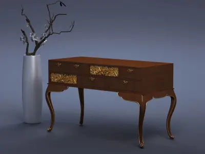 cabinet cabinet wardrobe sofa bed table bookshelve 3D model