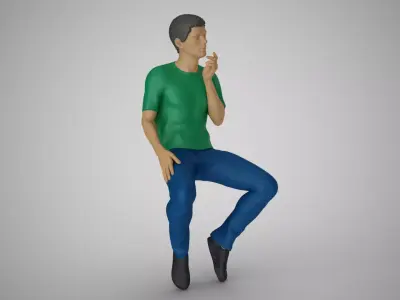 Sociable Man 3D print model
