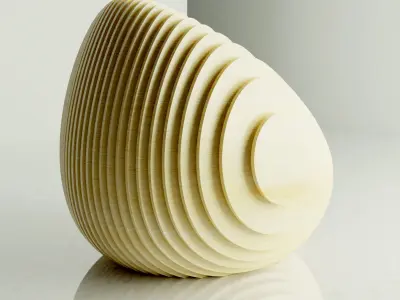 Parametric Chair Beanyx Design Digital download DXF files cnc 3D model