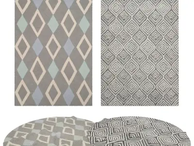 Rugs No 597 Low-poly 3D model