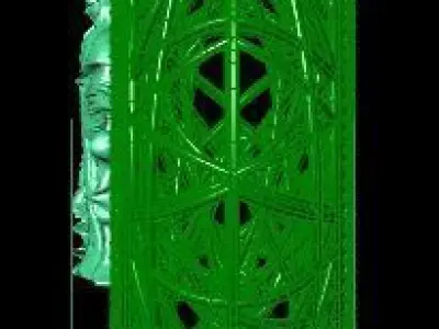 Direct Casting Jesus Pendant 3D model Texture 3D print model