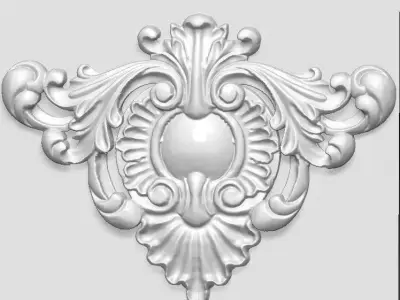 Decorative patterns CNC machine output 3D model 3D model 3D model