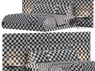 Hidiv Bed By Evgor Luxury 3D model
