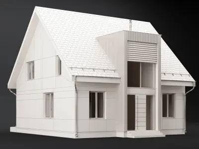 Modern house 05 3D model