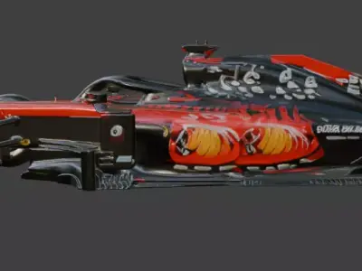 Formula 1 Racing Car 3D model