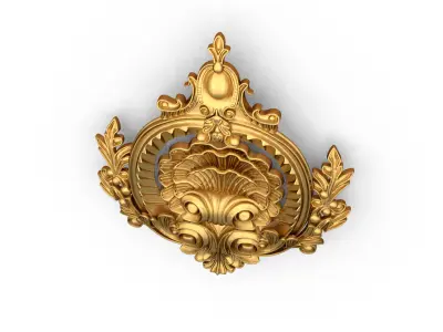 carved classic decorative ornament cnc 3d printing stl 03 3D model