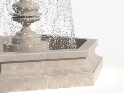 Fountain 3D model buy