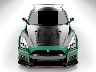 Nissan GTR R35 Nismo 2022 3D model