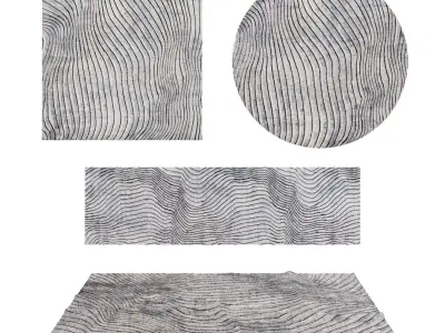 Rugs No 1056 Low-poly 3D model