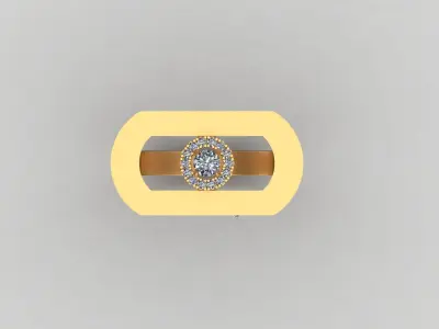 Messika So Move Ring Brand 3D Printable  3D print model