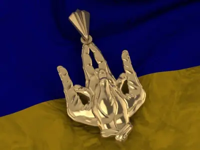 Ukrainian Trident 3D print model