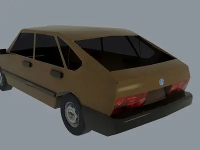 VW Passat LSE Low-poly 3D model