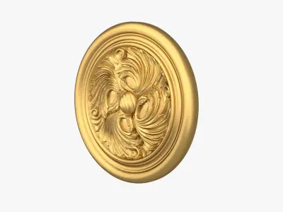 Classic decor ornament 261 3D model
