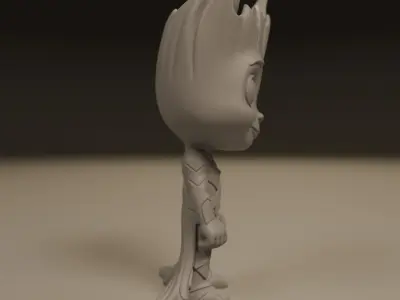 Baby Groot 3D print model