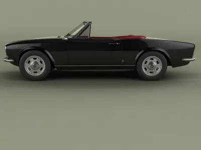 Fiat 124 Spider 3D model