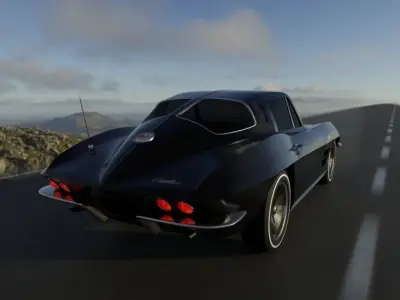 Corvette C2 63 3D model