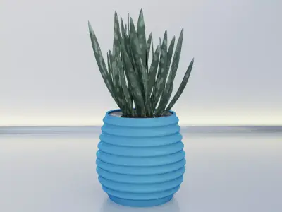 pot planter holder 10 3D print model